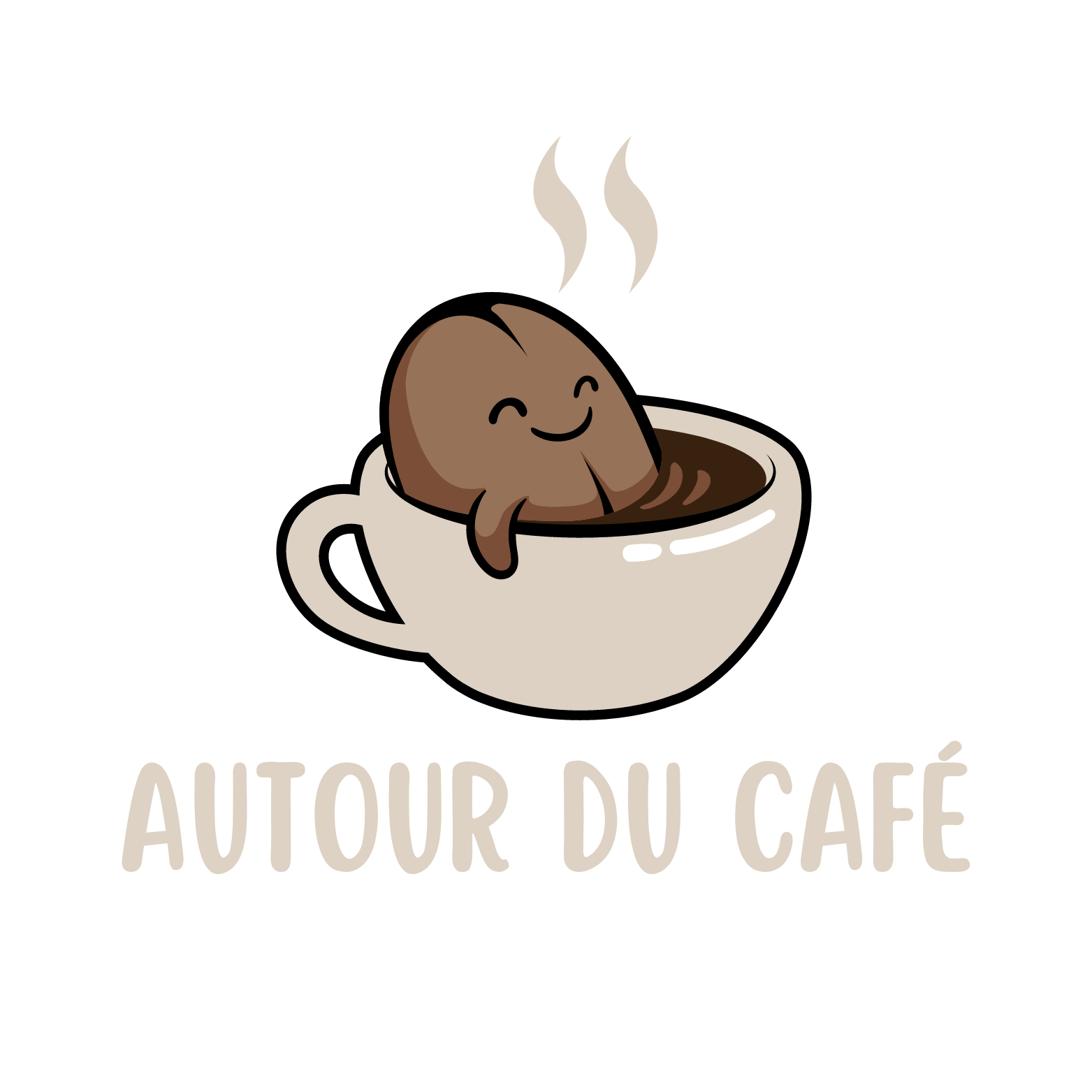 logo autour du café