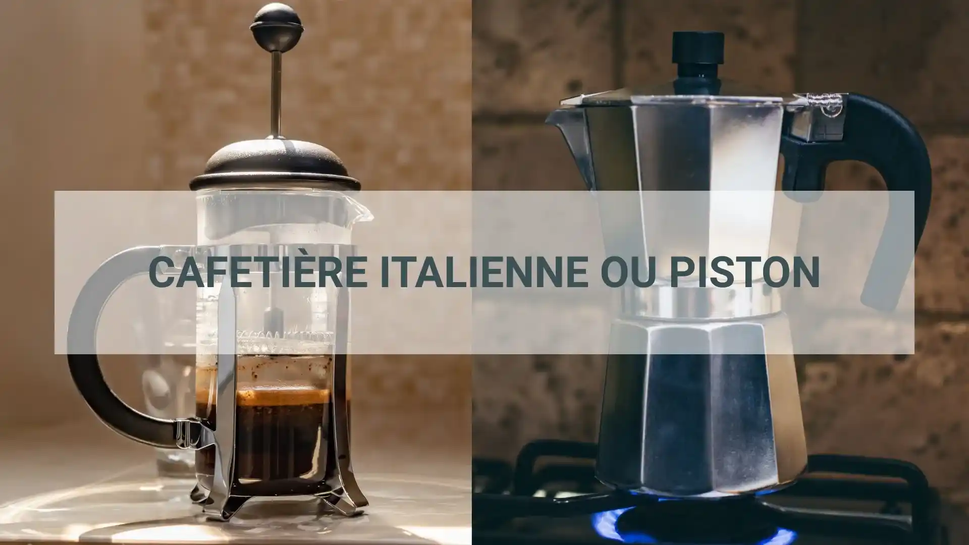 Cafetière italienne ou piston