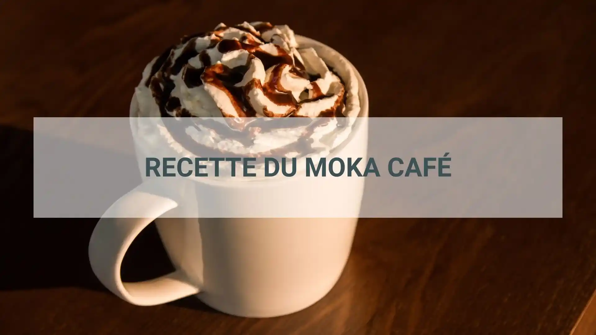Recette du moka café