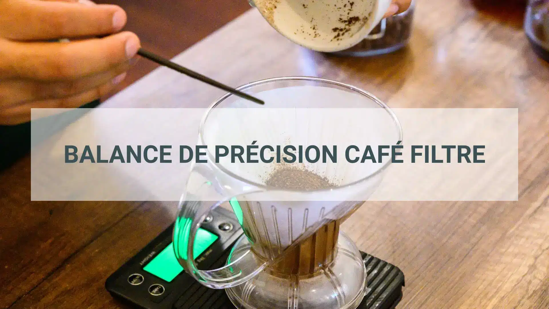 Balance de précision pour café filtre